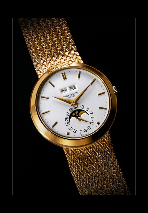 Eden Man之攝影師紀錄: What a great piece of time ...... Patek Phillippe ( moon face in gold )